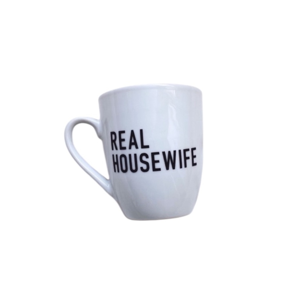 White Real Housewife Graphic Coffee Mug Tea Cup